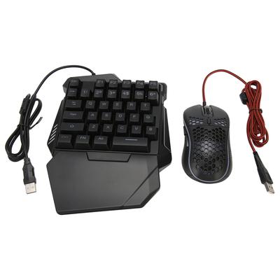 Keyboard Mouse Converter Set Wired Wireless RGB One Handed Keyboard Mouse Adapter Combo for Android