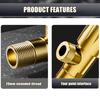 Brass 1/2inch Water Stop Valves Universals Water Flows Control Valves Hot/Cold Water Turn Angle Stop Valves