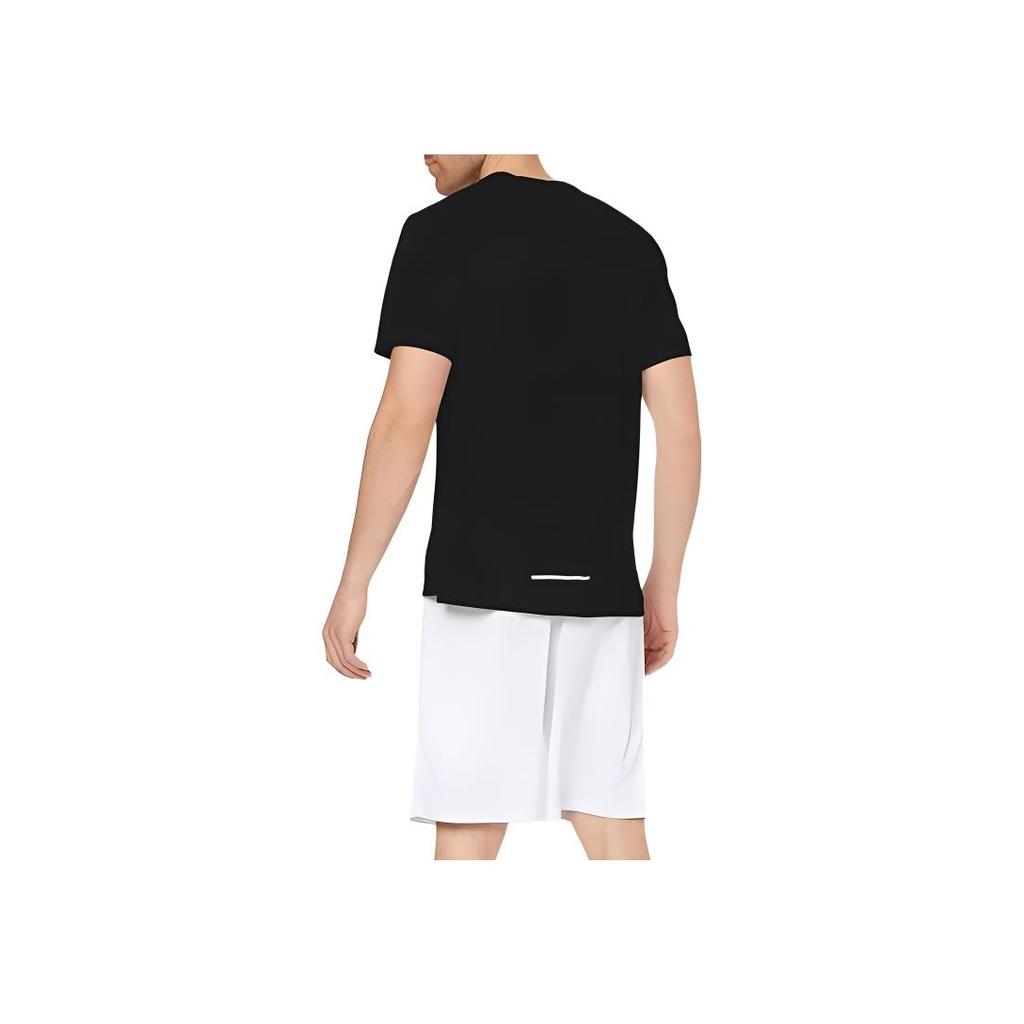 Nike Dri-FIT Miler Short Sleeve Running Shirt Men Tops Black AJ7565-010