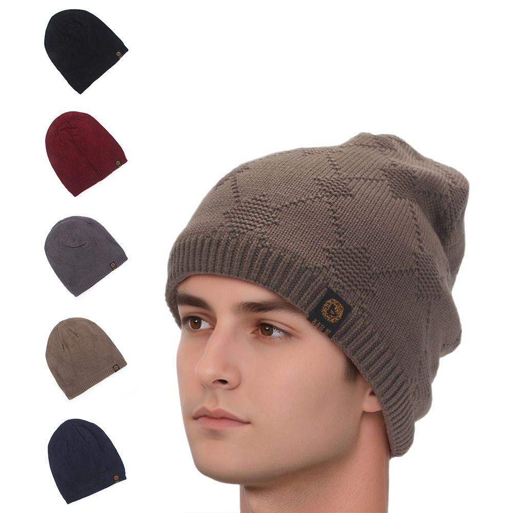 Plush Plush Warm Hat Thicken Beanie Hat Fashion Winter Warm Wool Cap  Outdoor