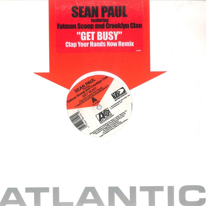 

12inch Record SEAN PAUL - Get BUSY 088159 ATLANTIC 2002 US Rap & Hip-Hop/R&B Used