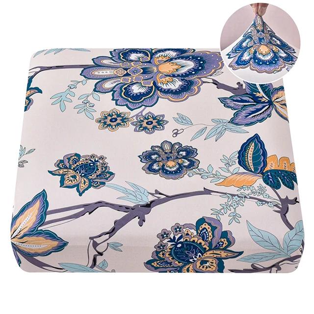 

Эластичный чехол на диван с цветочным принтом, чехол на подушку сиденья дивана на 1/2/3/4 места, защита мебели, угловой чехол-накидка на сиденье L-образной формы Plus Size (S)-1pc