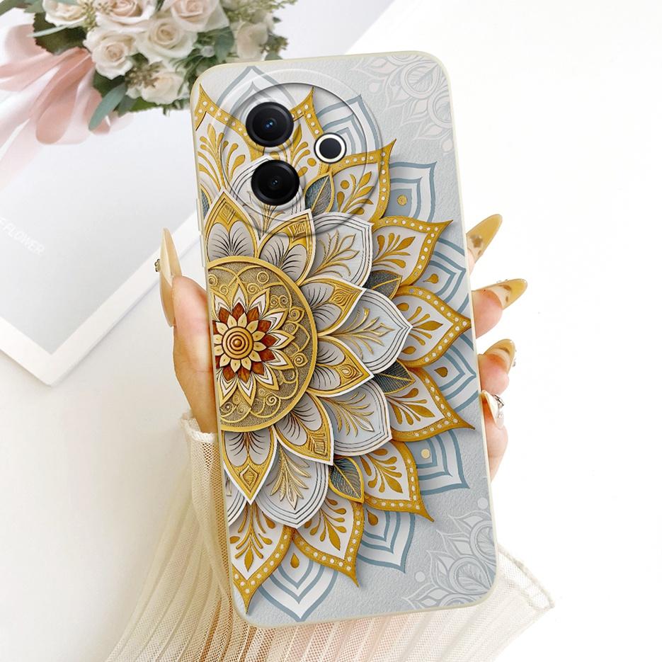 For Vivo Y39 5G Case V2436 Cool Owl Dragon Painted Cover Shockproof Phone Case For Vivo Y300i Y 300i V2444A VivoY39 5G Soft Bags