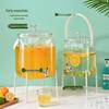 Portable Summer Beverage Dispenser with Spigot - Ideal for Infused Water and Juices