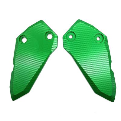 Motokano Foot Peg Heel Plate Guard for ZX-25R ZX-4R ZX-4RR SE Green