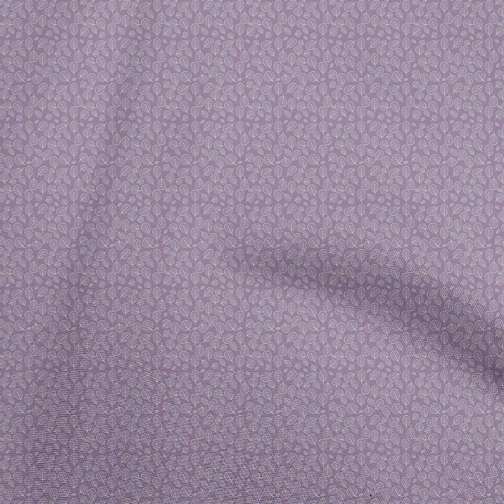 oneOone Cotton Flex Blue Fabric Leaves Craft Projects Decor Fabric Printed By The Yard 40 Inch