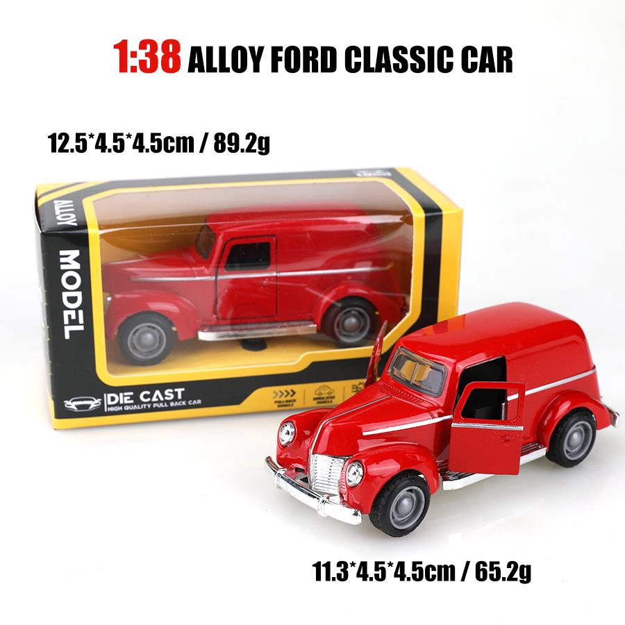 Norson 1:38 Classic Retro Vintage Pickup Truck Alloy Toy Car for Children