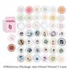 Journamm 45pcs Ins Mini Boxed Stickers DIY Scrapbooking Collage Supplies Creative Decor Stationery Sealing Aesthetics Stickers
