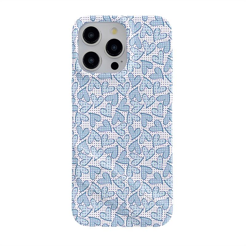 Blue Love 11 for Apple 16 Phone Case IPhone 15 Promax Film 14 Bracket 13 2-in-1 12