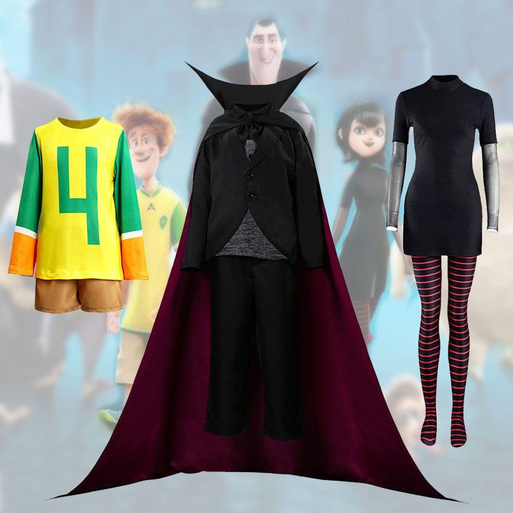 Hotel Transylvania Draculaura Mavis Jonathan Vampire Xmas Party Cosplay Costume