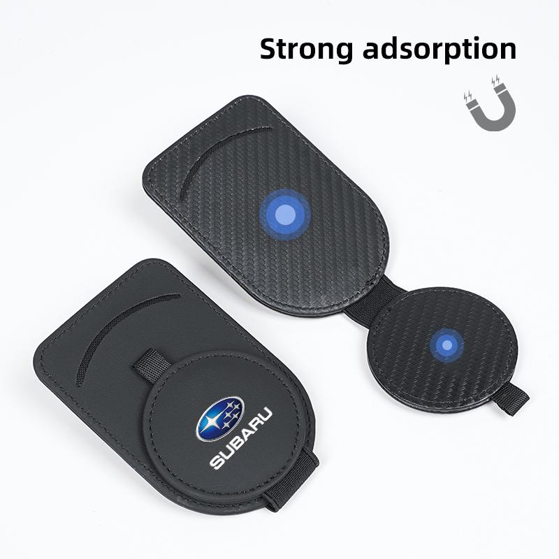 Car Sun Visor Glasses Clip Card Ticket Holder For Subaru STI XV Forester Outback Smart Crosstrek Legacy Levorg Mpreza WRX Ascent X1