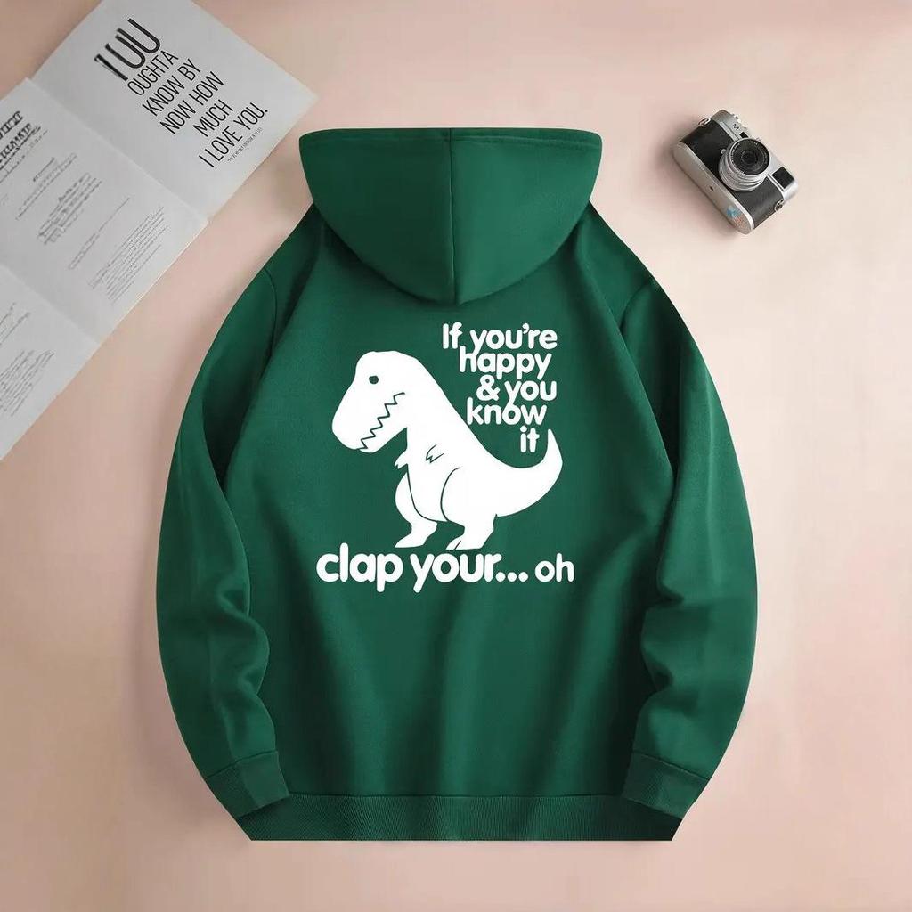 Autumn/Winter Anime Dinosaur Hoodie Pullover Jacket