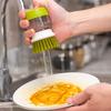 Köksrengöring Borste Diskborste Bollar Tvättverktyg Tvätt Köks Skrubborstar Med Hållare Droppbricka för Tvätt av Disk/Kastruller