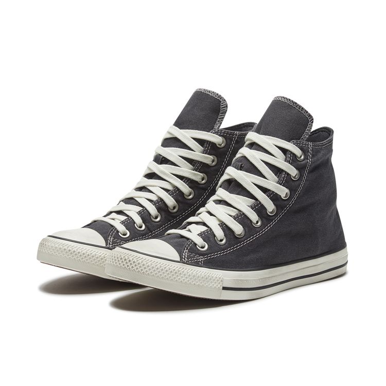 Converse Chuck Taylor All Star Comfortable Casual Versatile High-Top Canvas Shoes Unisex Sneakers Gray Black 167960C