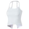 Women's Shockproof Sports Vest & Yoga Camisole with Chest Pads and Beautiful Back Slit