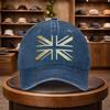 British Flag Print Baseball Cap Casual Snapback Hat Fashionable Hat Outdoor Adjustable Leisure Cap Suitable for All Season