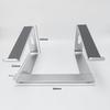 Portable Foldable Aluminum Laptop Stand Lightweight Desktop Holder for 10-17 Inch Laptops Business Trip Use