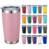 Custom Logo 20 Oz Multi-colored Stainless Steel Vacuum Insulated Tumbler Hot/cold Drink Beer Cup for Travel Coffee Mug