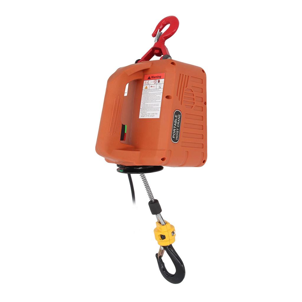 3 In 1 Electric Hoist Winch 440LB 1500W 7.6m Lifting Height 4mmin Portable Electric Winch with