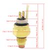 Motorcycle Radiator Fan Thermo Switch For Kawasaki ZX600C NINJA 600R ZX600F ZX600G ZX600J ZX6R ZZR600 ZX900 ZX-9R OEM:27010-1304