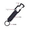 Multifunctional Camouflage Paracord Carabiner Keychain with Quick Release