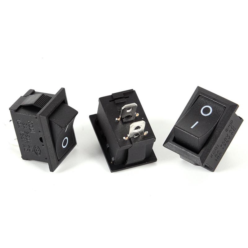 10 Stück Los 2 Pin 12V Auto Boot Runder Punkt Licht Ein/Aus Wippschalter Werkzeug