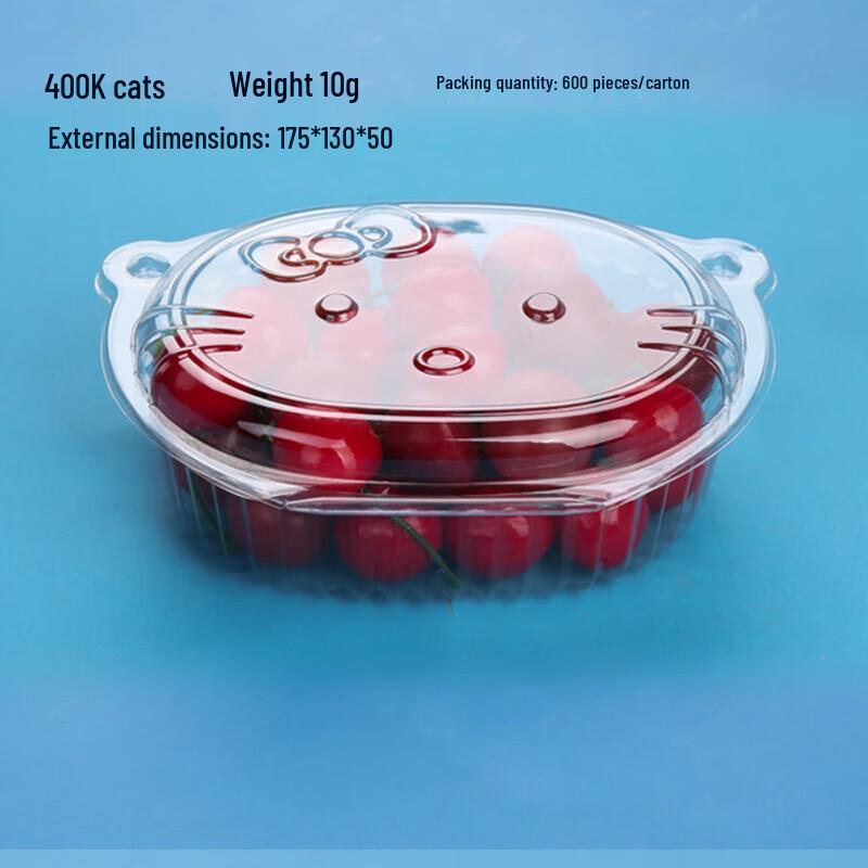 Disposable Transparent Fruit Container with Lid