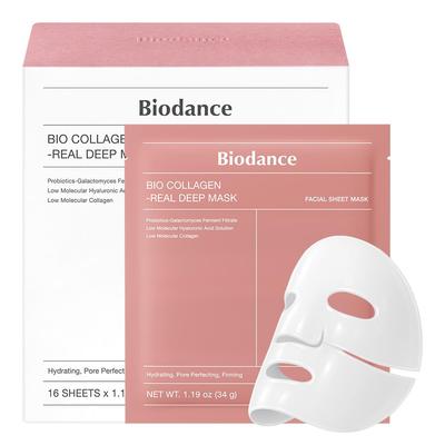 Bio kolagenová hloubkově hydratační maska 34g × 7ks