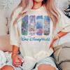 Retro Walt Disneyworld Watercolor Comfort Colors Shirt, Disney Vacation Tee, Vintage Disneyworld Shirt, Magic Castle Shirt, Disney 2025 Trip