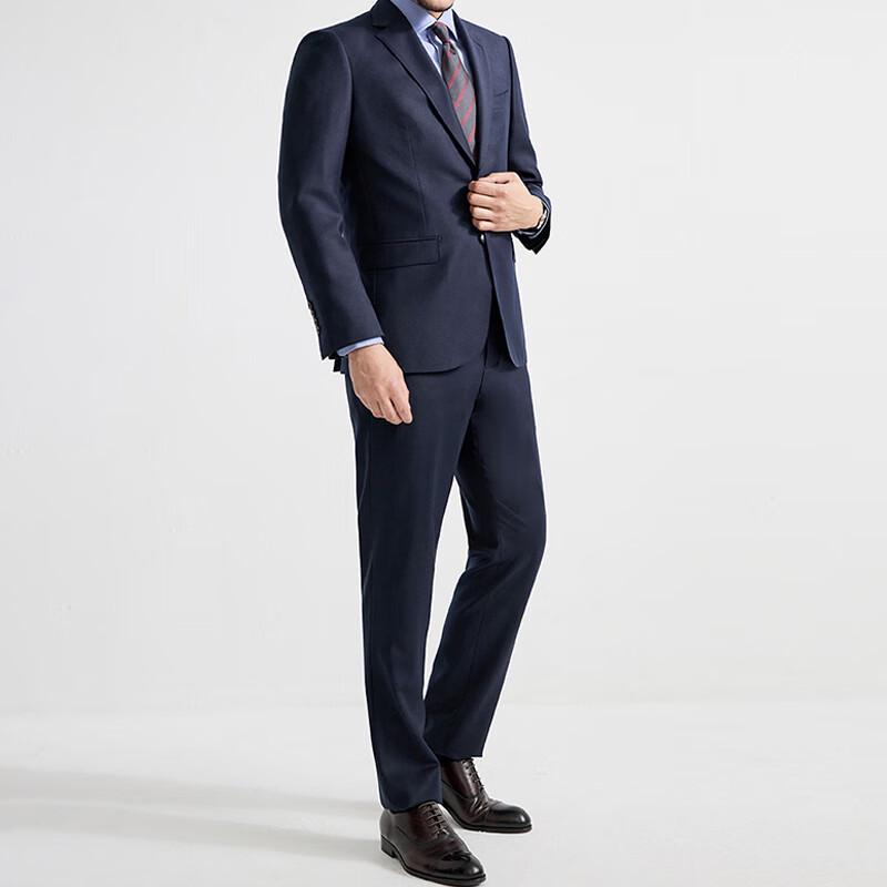 

Trueman Men s 95% Wool Two-Piece Business Suit 50A