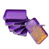 Purple Diamond Painting Tools Set: Flip Drill Plate & Pen with Funnel