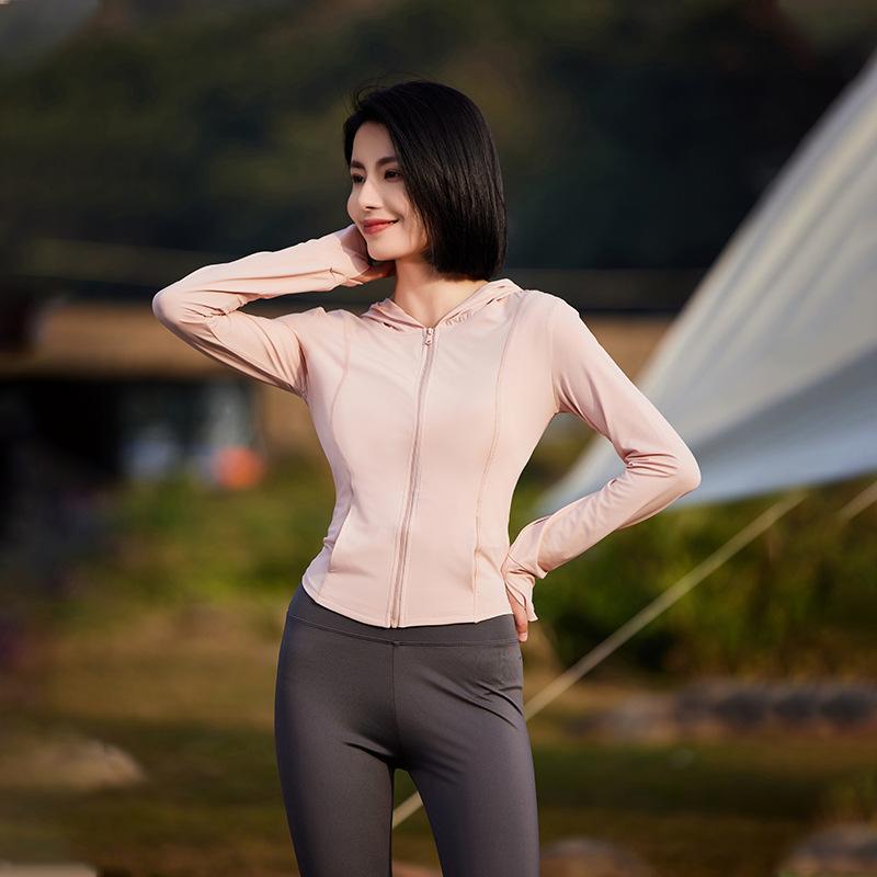 Ice silk sunscreen clothing women's summer UPF10 + waist short sunscreen clothing women's outdoor riding slim-fitting cool jacket