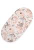 Cotton Fitted Sheet for Boho Moses Basket, Gondola Stroller, 75x35 Cm - Sepia Roses