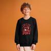 Kids' Fashion Loose-Fit Casual Long-Sleeve Christmas Print Oversized Crewneck Sweatshirt