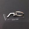 3Pcs/Set Portable Stainless Steel Beer Bottle Opener Keychain for Men Mini Metal Bottle Can Opener Kitchen Gadgets Keyring