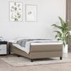 Vidaxl Rama Łóżka Bez Materaca Taupe 90X190 Cm Tkanina