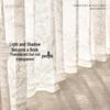 French Lace Embroidery Light-Permeable Privacy Curtains for Balcony, Bedroom, and Living Room