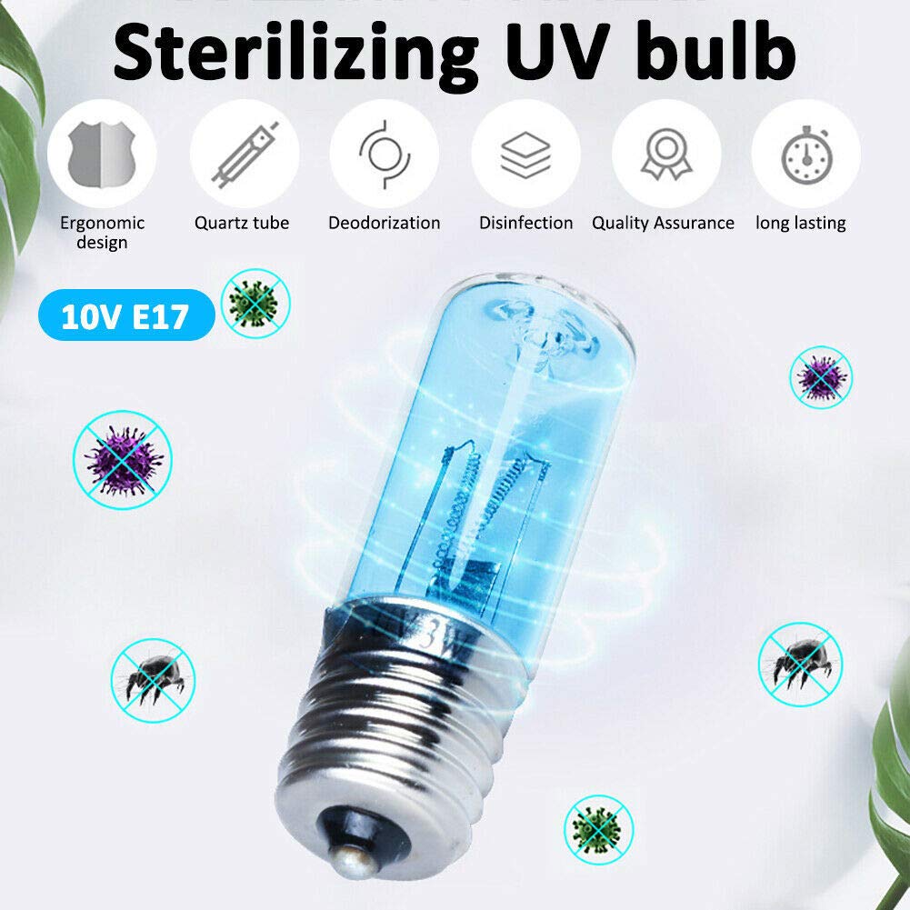 Lampadina UV 3W Lampadina E17 Lampada Pulizia Lampadina Pulizia UV