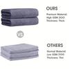 120X200cm Extra Large Thick Bath Towel Microfiber Super Absorbent Quick Dry For Adults Men Women Home Bath Spa Gym Travel Use