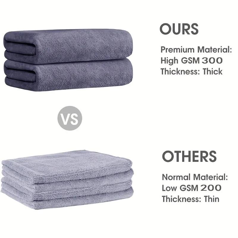 120X200cm Extra Large Thick Bath Towel Microfiber Super Absorbent Quick Dry For Adults Men Women Home Bath Spa Gym Travel Use