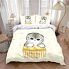 New Duvet Cover Pillowcase Bedding Set Hot Cute M-MofusandS Adult Boy Girl Bedroom Decoration Children Single Double Large Size