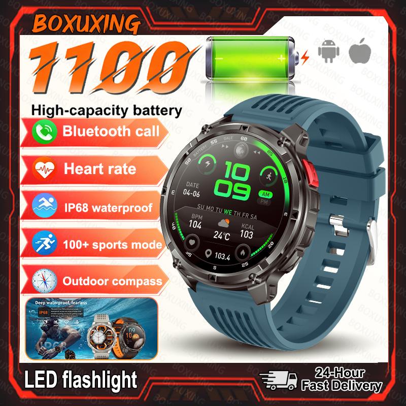 New T-Rex3 Ultra 1100mAh Super Capacity Battery Adult Men Smart Watch 1.7 Large Screen Call 3ATM Waterproof Sports Watches 1100mAh Big Battery