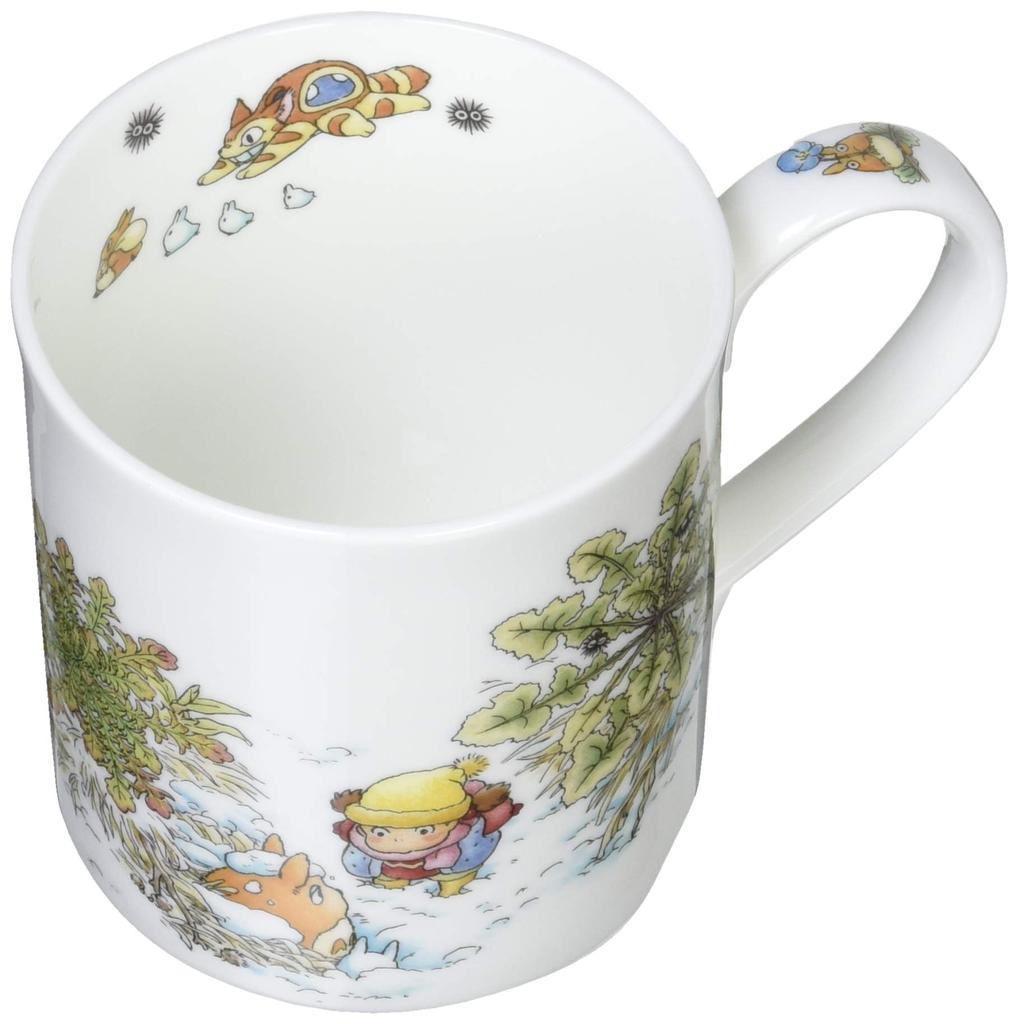 Noritake Mug 400cc My Neighbor Totoro Big Puffer Edition Microwave Safe 1 Piece Bone China Dog's 4660-1J/T97265