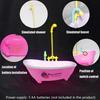 Electric Parrot Bath Fountain Automatic Water Circulation Shower Tub for Pet Birds Bathing Box