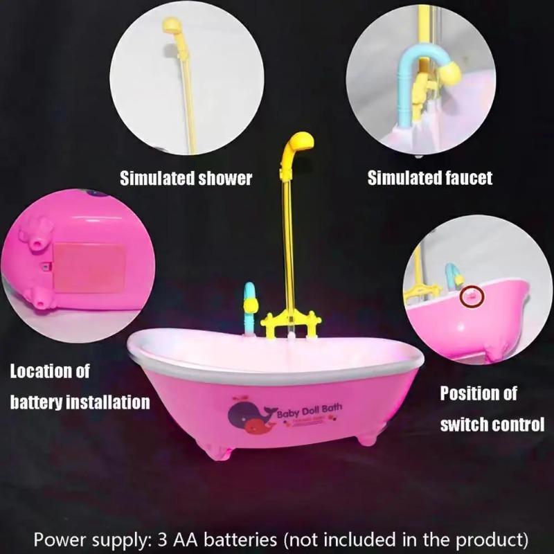 Electric Parrot Bath Fountain Automatic Water Circulation Shower Tub for Pet Birds Bathing Box