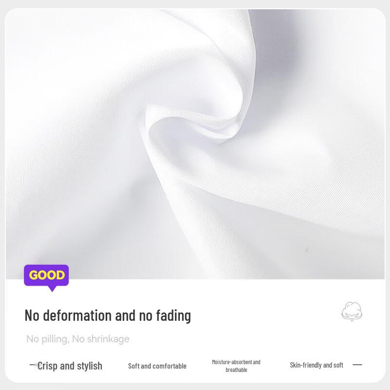 Women's White Elastic Waist Medical Scrub Pants J402