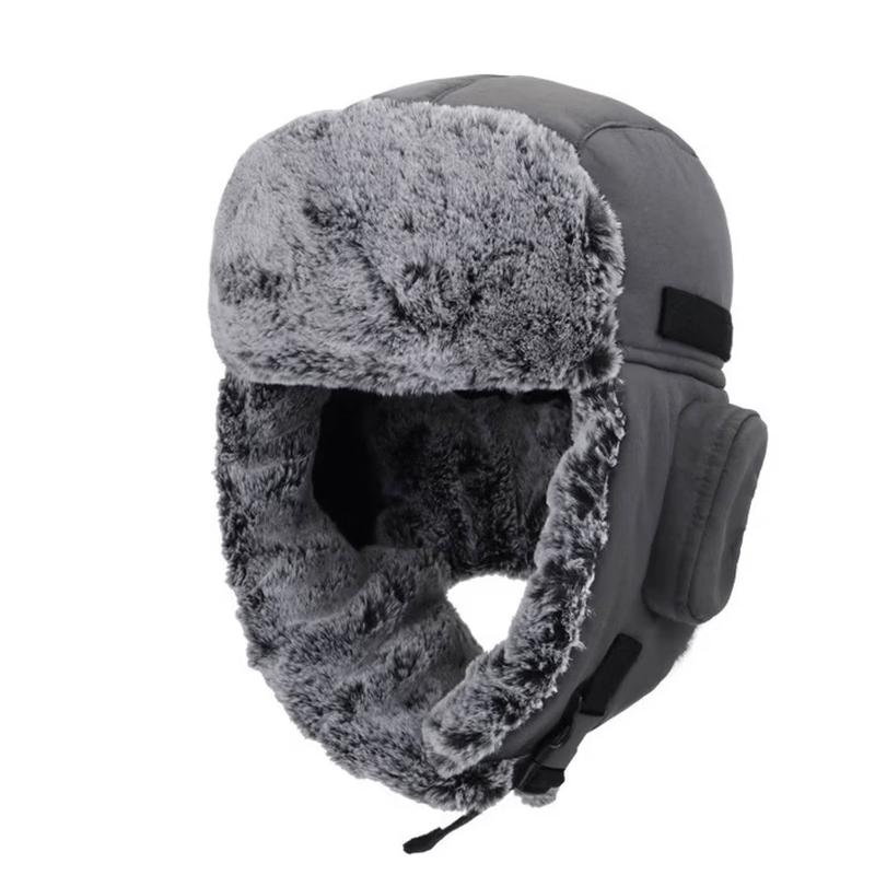 Tri-polar TP6402 Winter Warm Earflap Hat темно серый