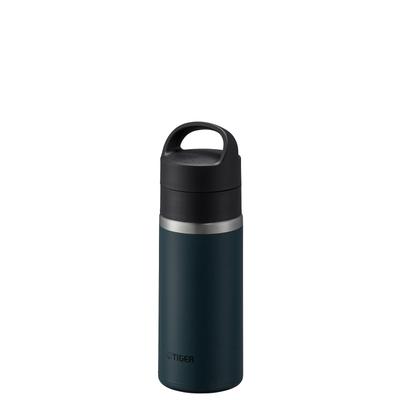 Tiger Thermos Water Bottle 360ml Vacuum Insulated Carbonated Bottle Handle Holder Included Portable Compact MKB-T036AL Navy
