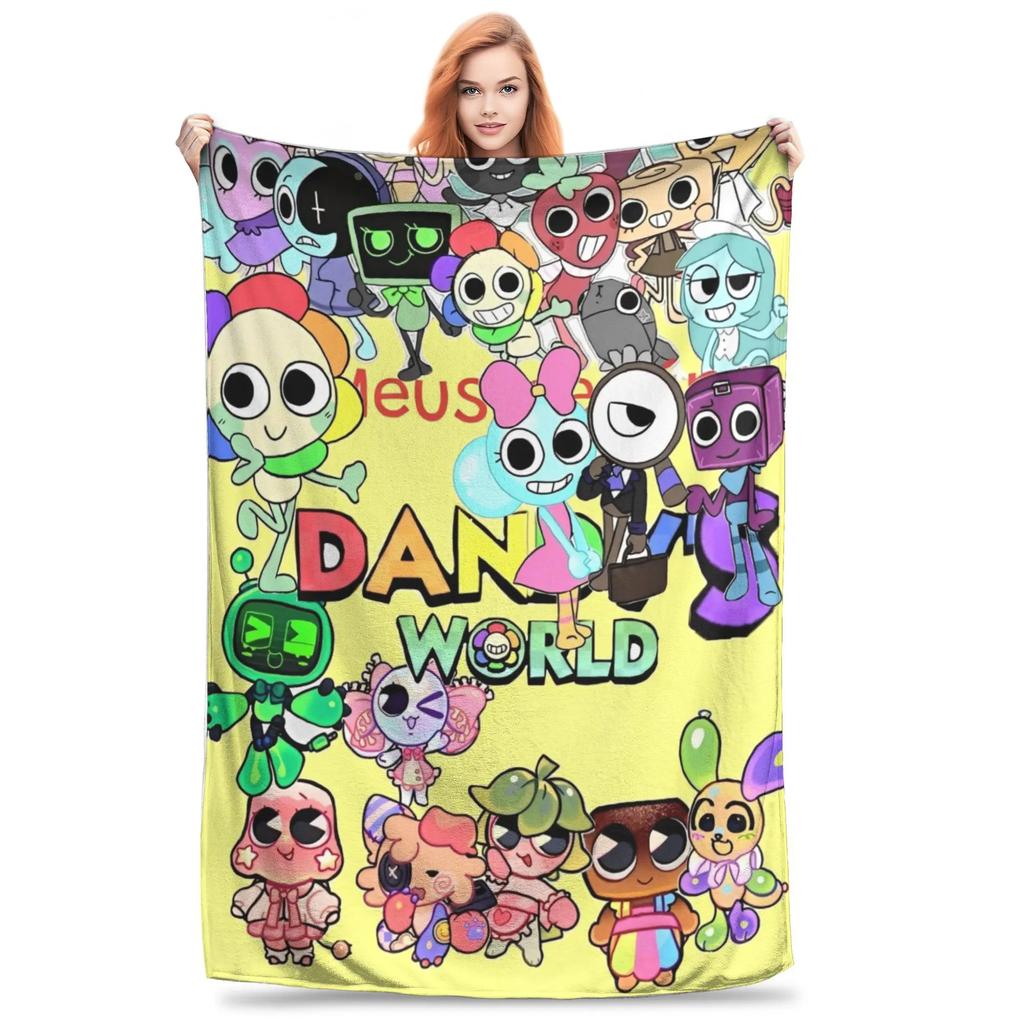 Dandys World Oblázek Fleeceové deky Novinkové přehozy na pohovku pro domácnost