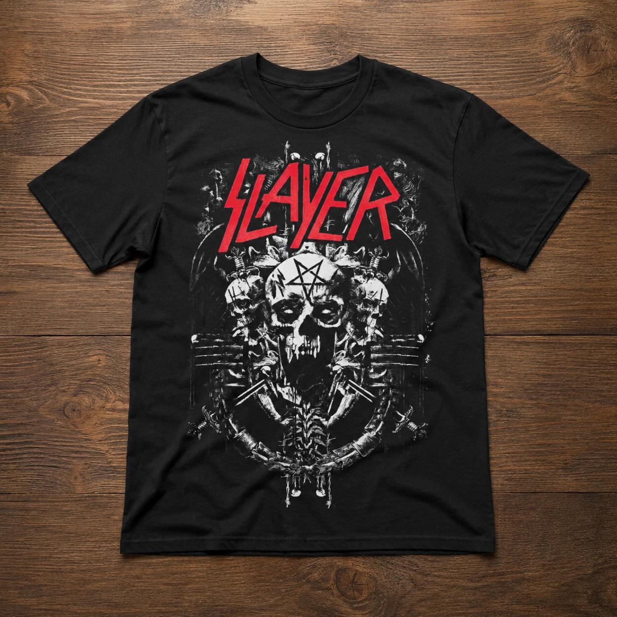 SLAYER Heavyweight T-Shirt 220 GSM | Men’s Women’s Premium Regular 100% Cotton L